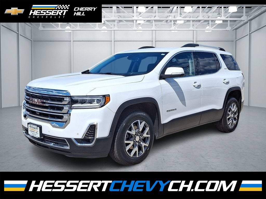 Summit White 2023 GMC Acadia SUV / Crossover Four-Wheel Drive Automatic
