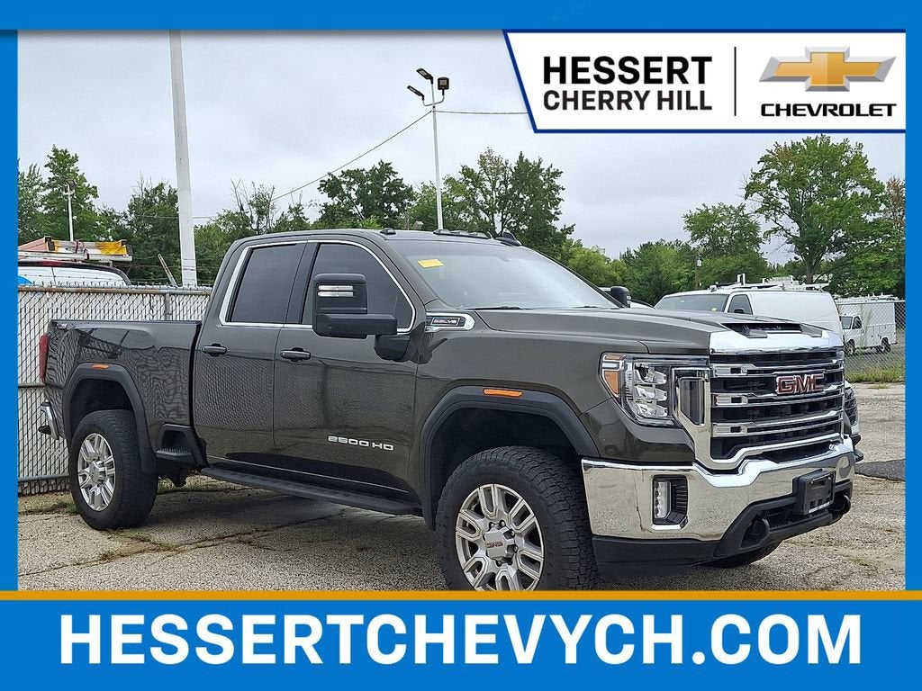 Forest Metallic 2022 GMC Sierra 2500HD Pickup Truck Four-Wheel Drive Automatic