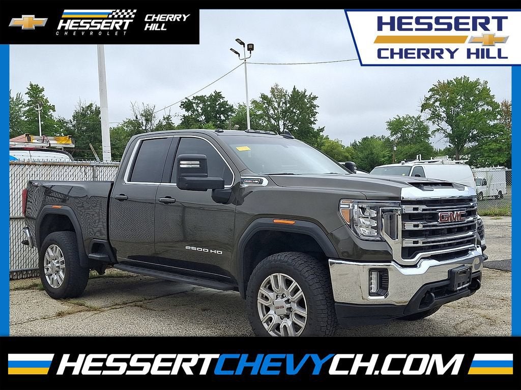 Forest Metallic 2022 GMC Sierra 2500HD Pickup Truck Four-Wheel Drive Automatic