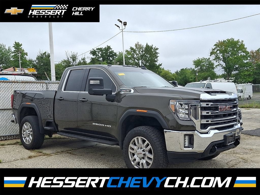 Forest Metallic 2022 GMC Sierra 2500HD Pickup Truck Four-Wheel Drive Automatic