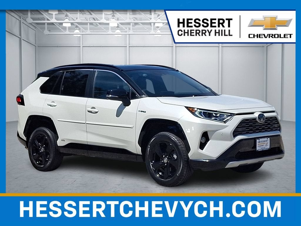 White 2021 Toyota RAV4 Hybrid SUV / Crossover All-Wheel Drive Automatic