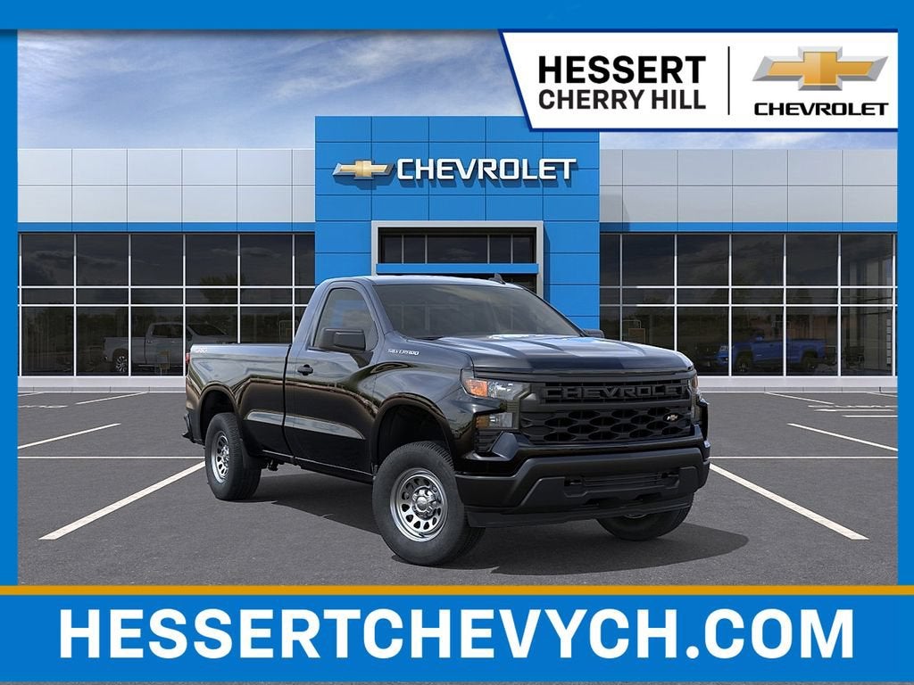 Black 2026 Chevrolet Silverado 1500 Pickup Truck Four-Wheel Drive Automatic