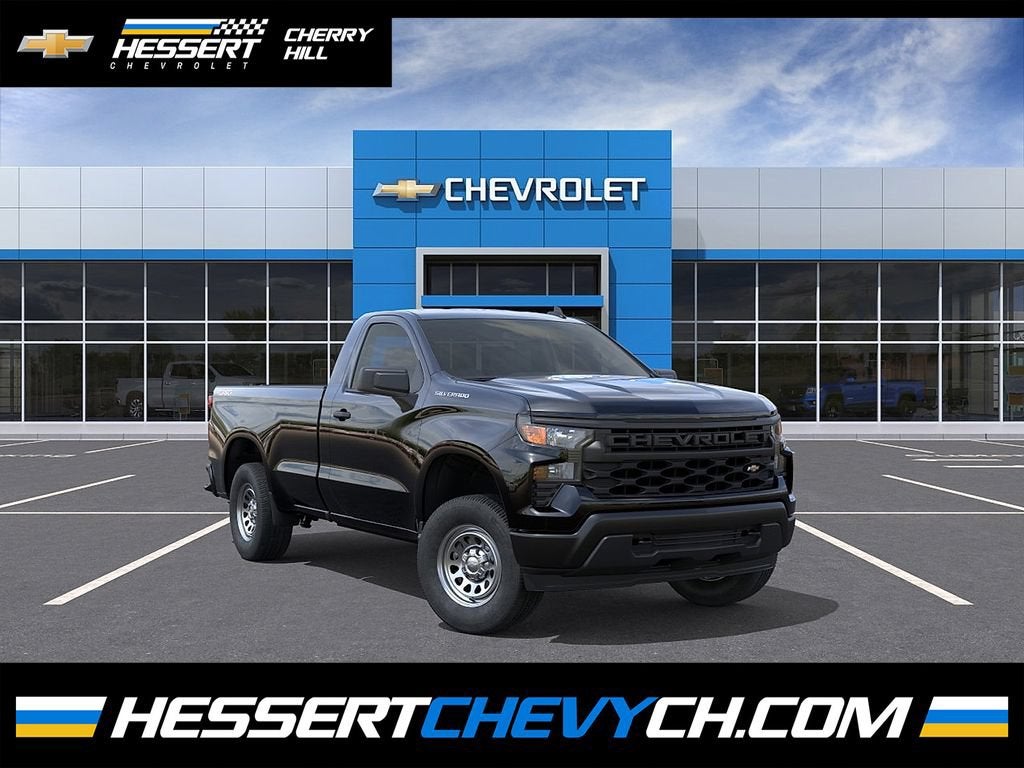 Black 2026 Chevrolet Silverado 1500 Pickup Truck Four-Wheel Drive Automatic