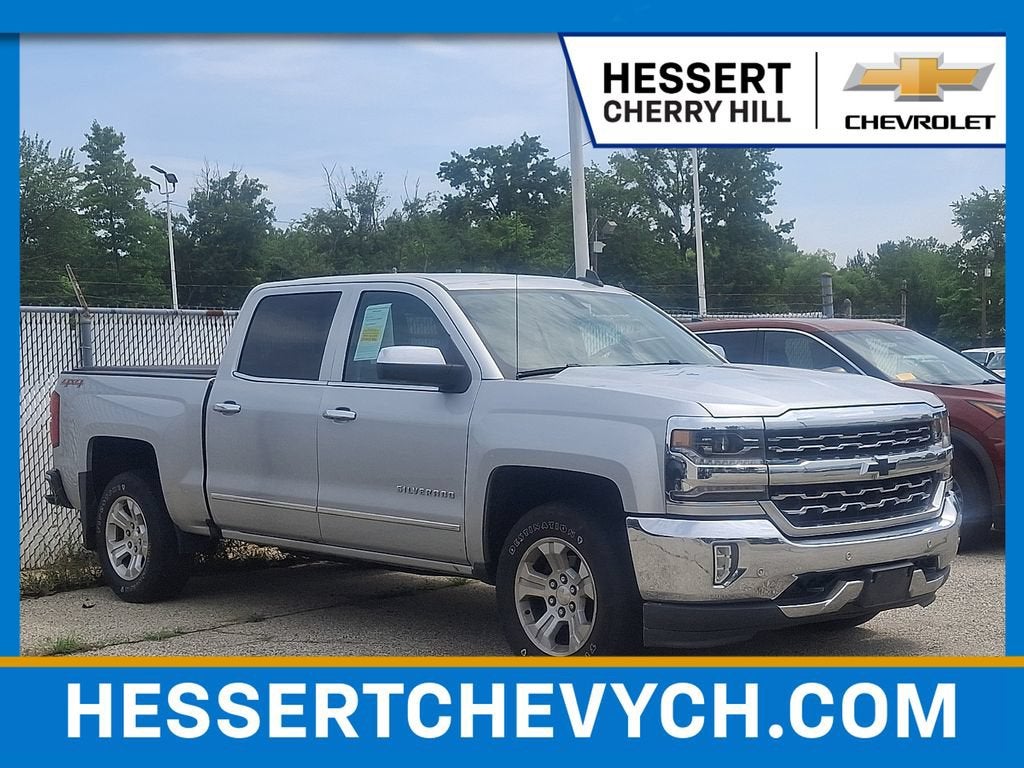 Silver Ice Metallic 2017 Chevrolet Silverado 1500 Pickup Truck Four-Wheel Drive Automatic
