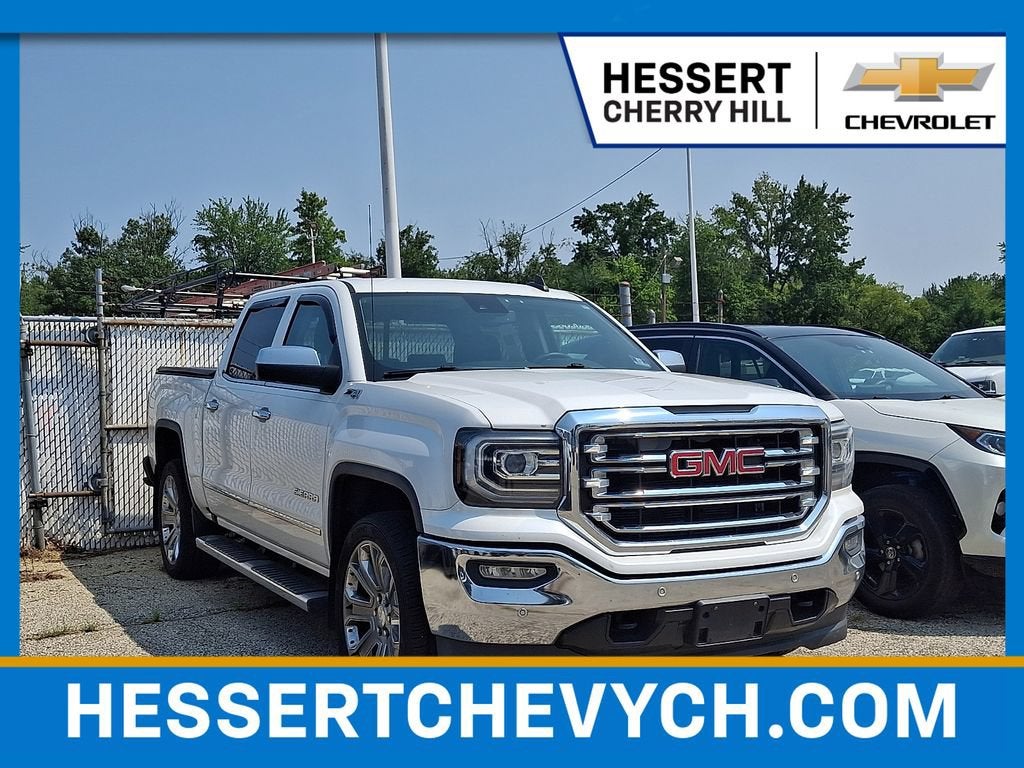 White Frost Tricoat 2017 GMC Sierra 1500 Pickup Truck Four-Wheel Drive Automatic