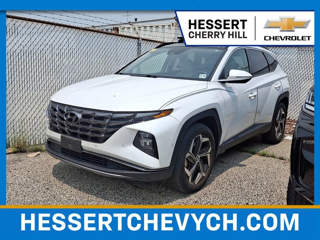 White 2022 Hyundai Tucson SUV / Crossover All-Wheel Drive Automatic