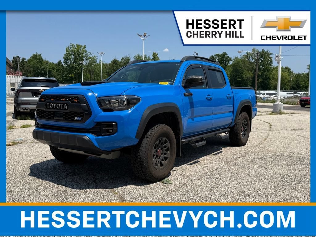 Blue 2019 Toyota Tacoma Pickup Truck Four-Wheel Drive Automatic