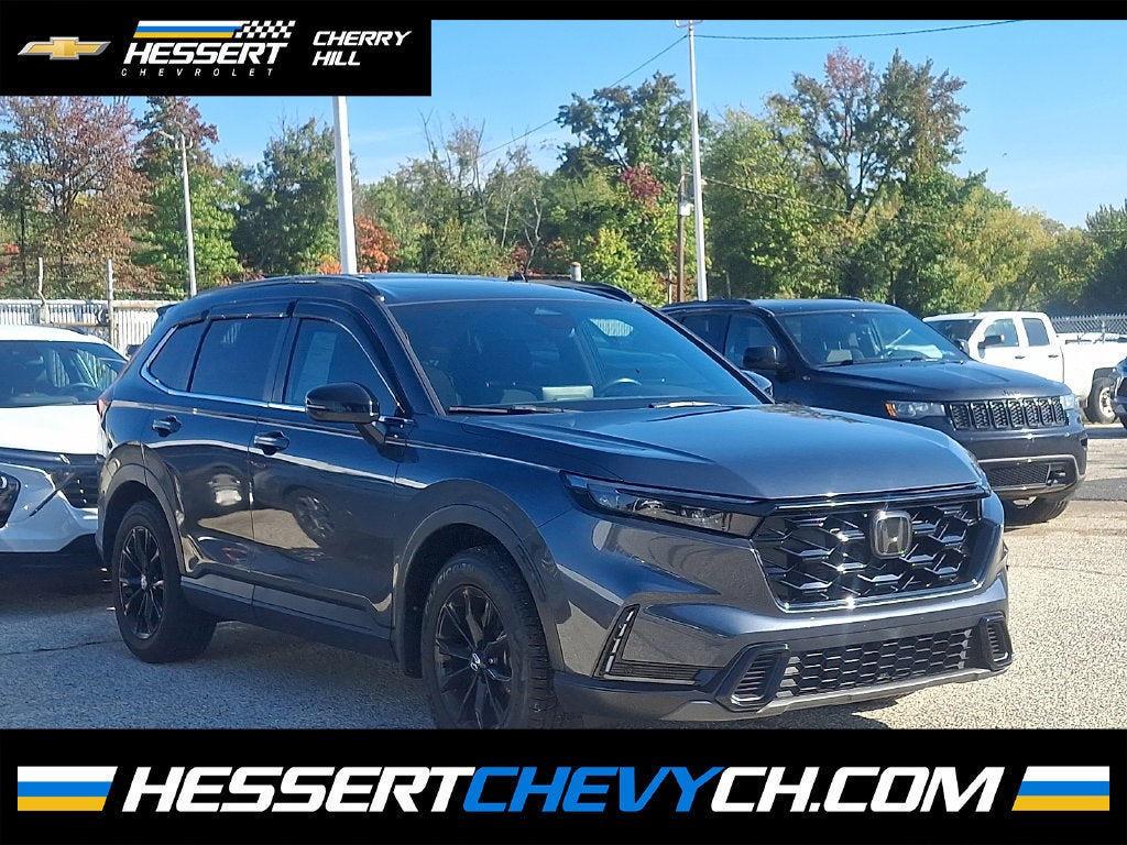 Gray 2023 Honda CR-V Hybrid SUV / Crossover All-Wheel Drive Automatic