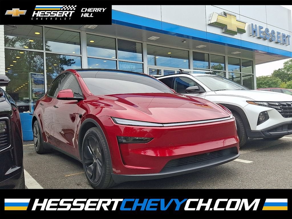 Red 2026 Tesla Model Y SUV / Crossover All-Wheel Drive Automatic