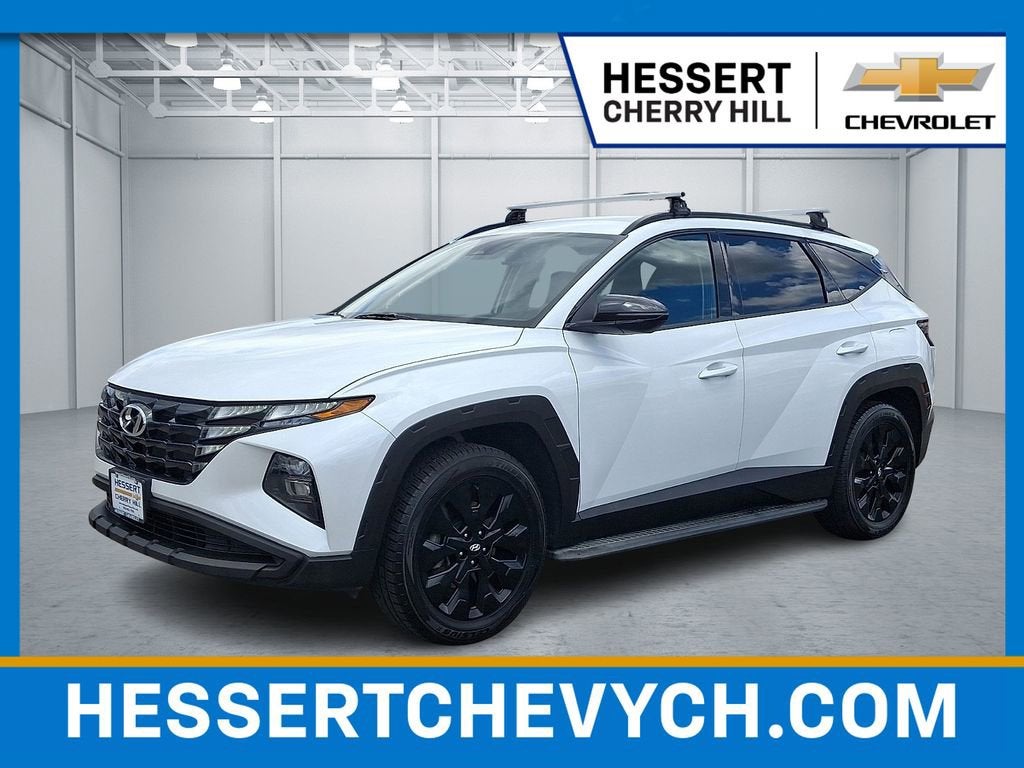 White 2022 Hyundai Tucson SUV / Crossover All-Wheel Drive Automatic