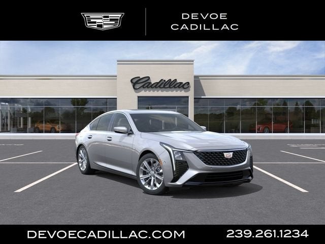 Argent Silver Metallic 2026 Cadillac CT5 Sedan Rear-Wheel Drive Automatic