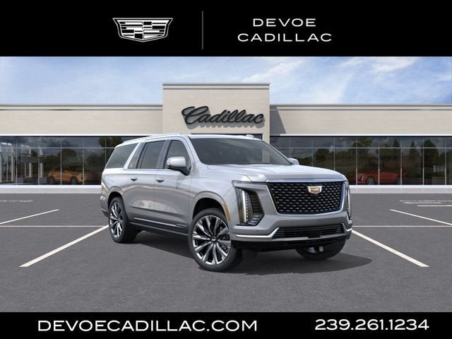 Argent Silver Metallic 2026 Cadillac Escalade ESV SUV / Crossover Four-Wheel Drive Automatic