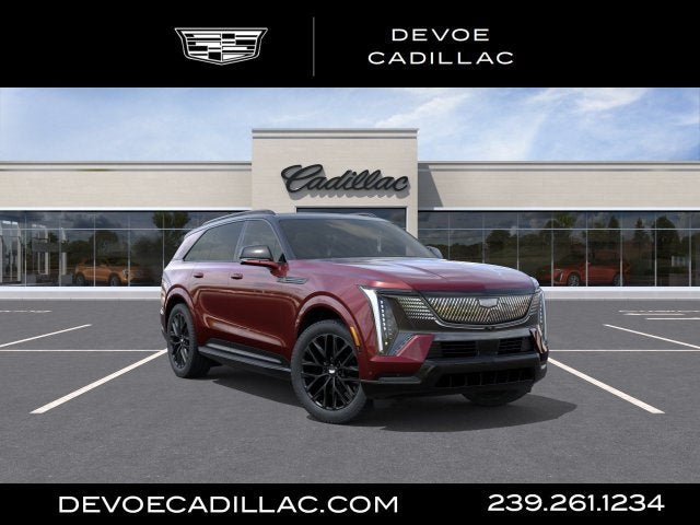 Black Cherry Tintcoat 2026 Cadillac Escalade IQ SUV / Crossover All-Wheel Drive Automatic