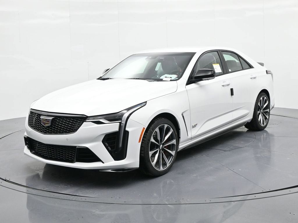 Summit White 2026 Cadillac CT4-V Blackwing Sedan Rear-Wheel Drive Automatic