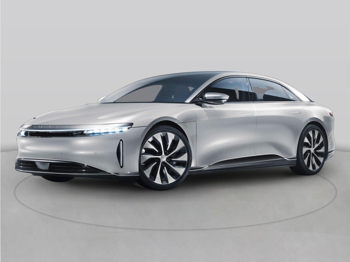 White 2024 Lucid Air Sedan Rear-Wheel Drive 1-Speed Automatic