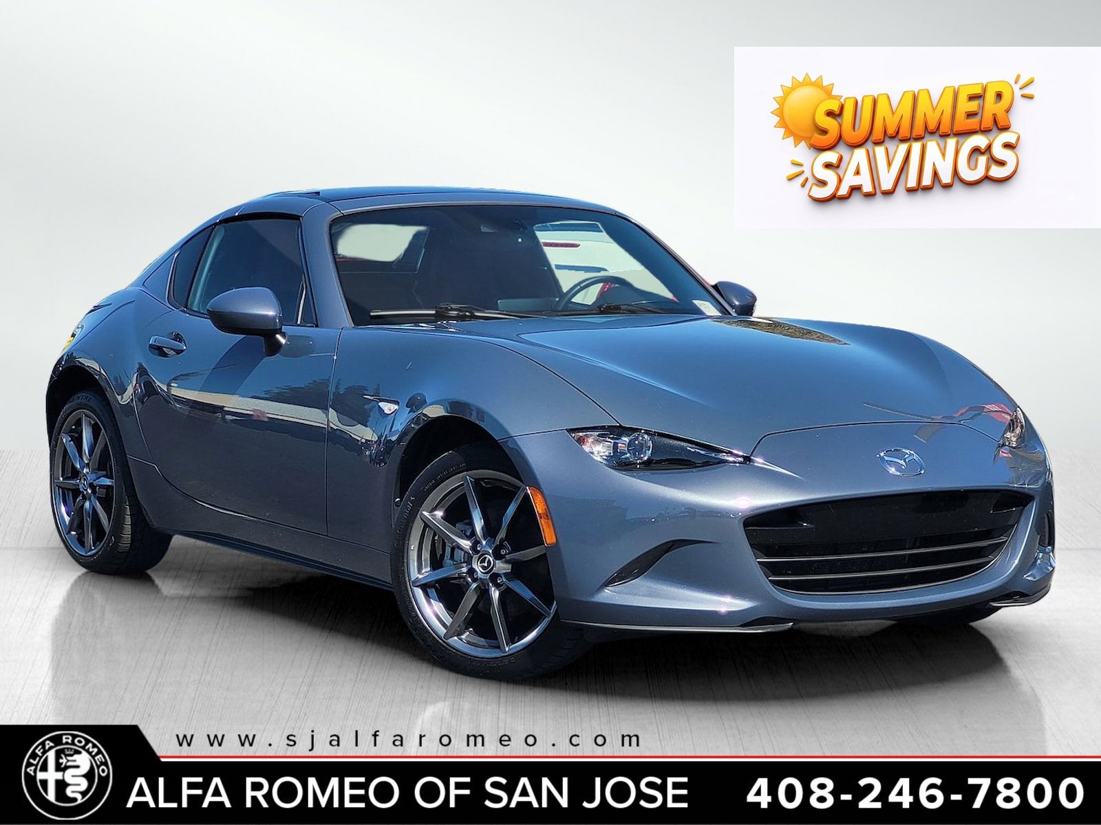 Polymetal Gray 2020 Mazda MX-5 Miata Convertible Rear-Wheel Drive 6-Speed Manual