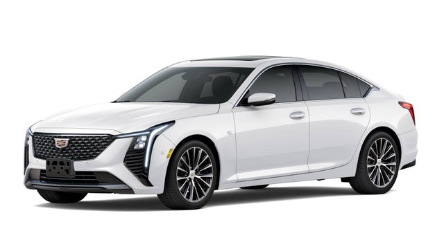 Vibrant White Tricoat 2026 Cadillac CT5 Sedan All-Wheel Drive Automatic
