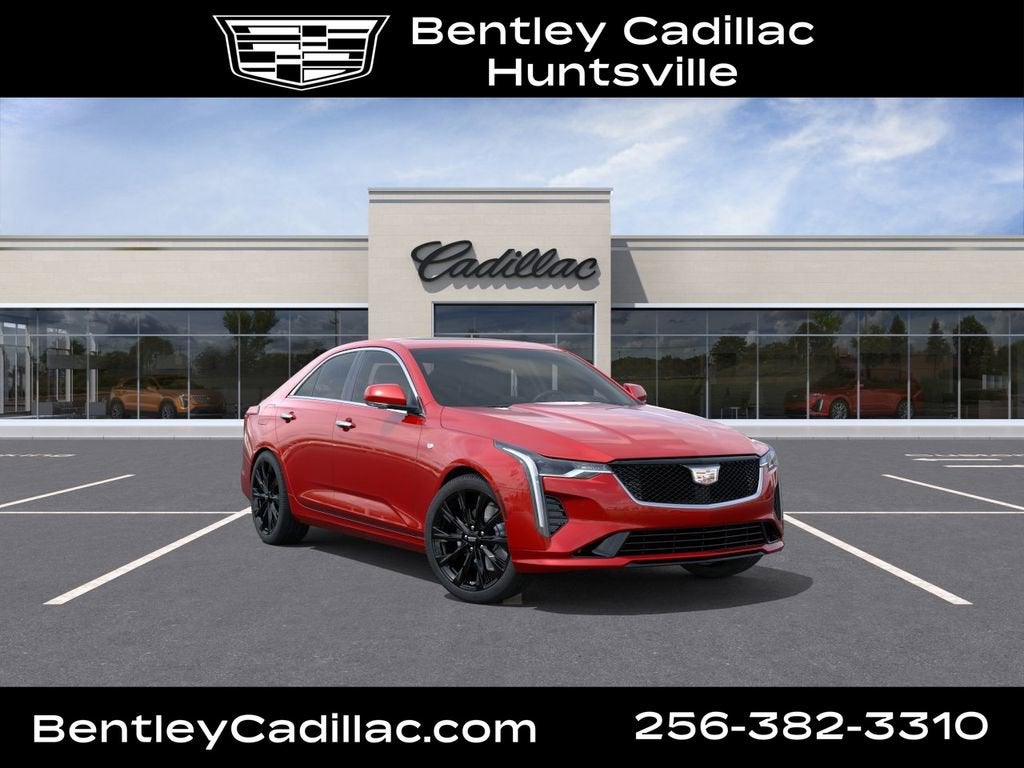 Radiant Red Tintcoat 2026 Cadillac CT4 Premium Luxury RWD Sedan Rear-Wheel Drive Automatic