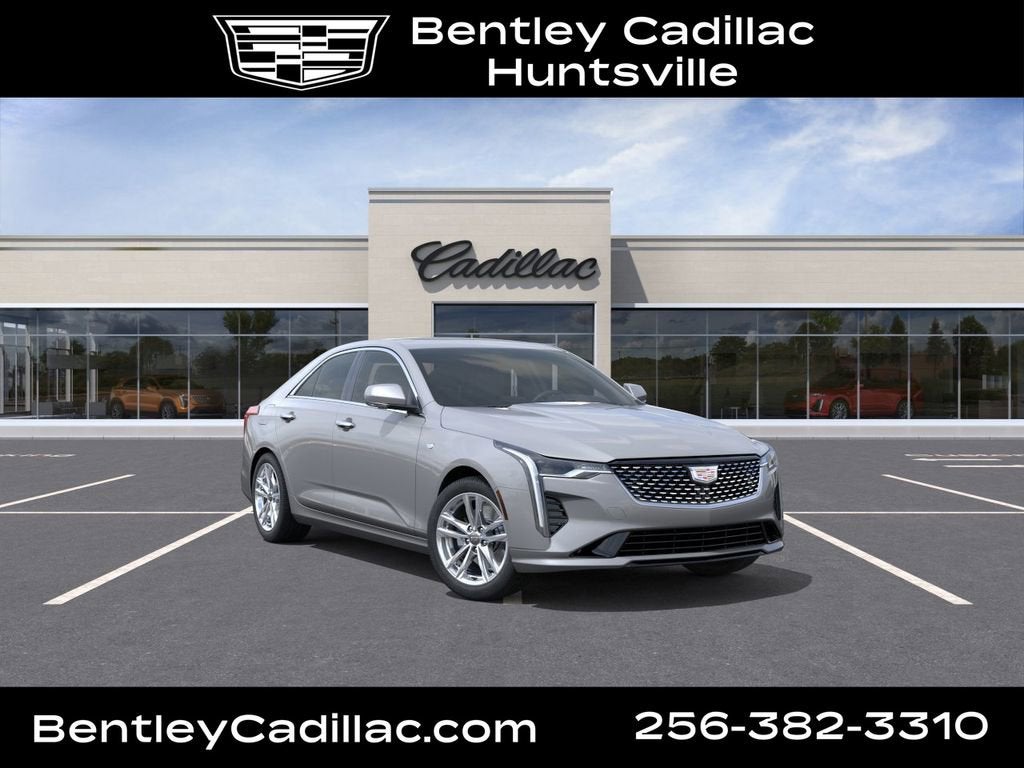 Argent Silver Metallic 2026 Cadillac CT4 Luxury RWD Sedan Rear-Wheel Drive Automatic