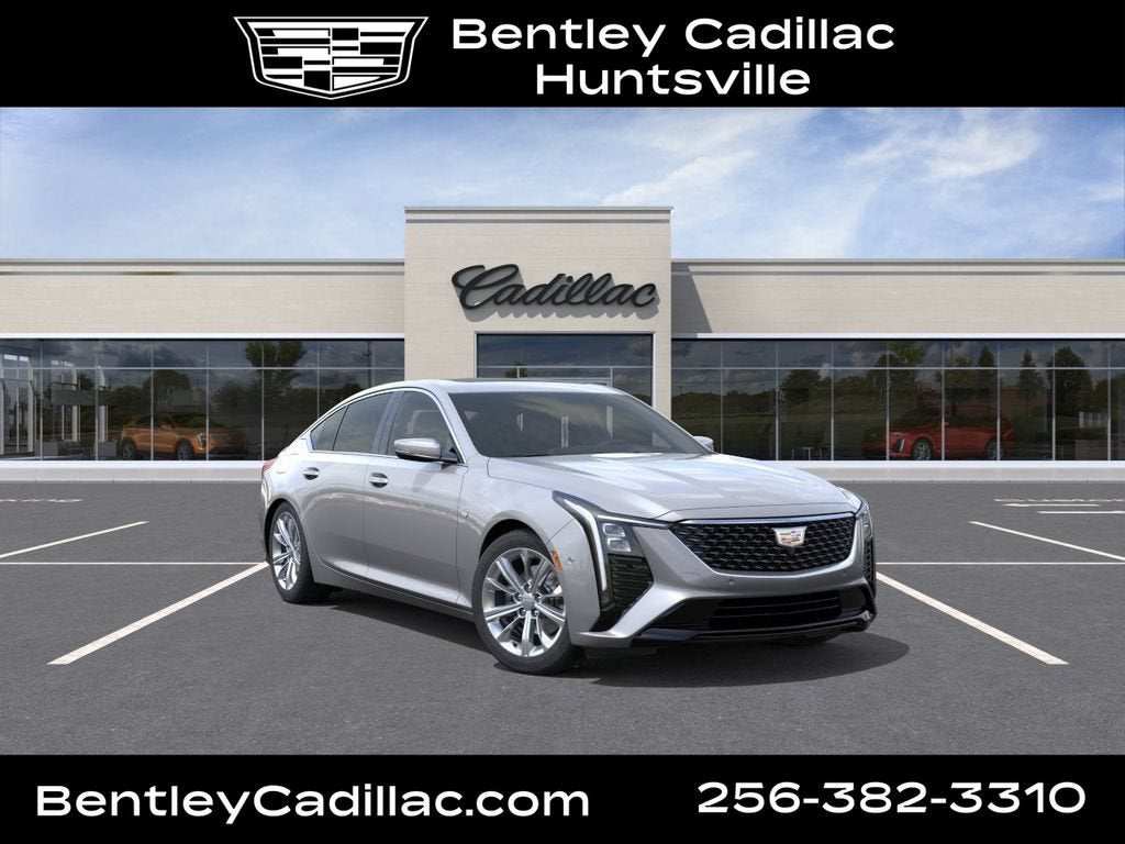 Argent Silver Metallic 2026 Cadillac CT5 Sedan Rear-Wheel Drive Automatic