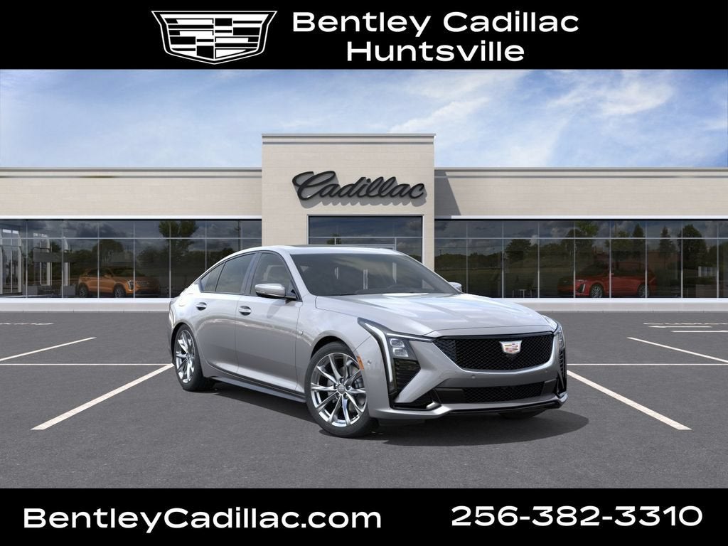 Argent Silver Metallic 2026 Cadillac CT5 Sedan Rear-Wheel Drive Automatic
