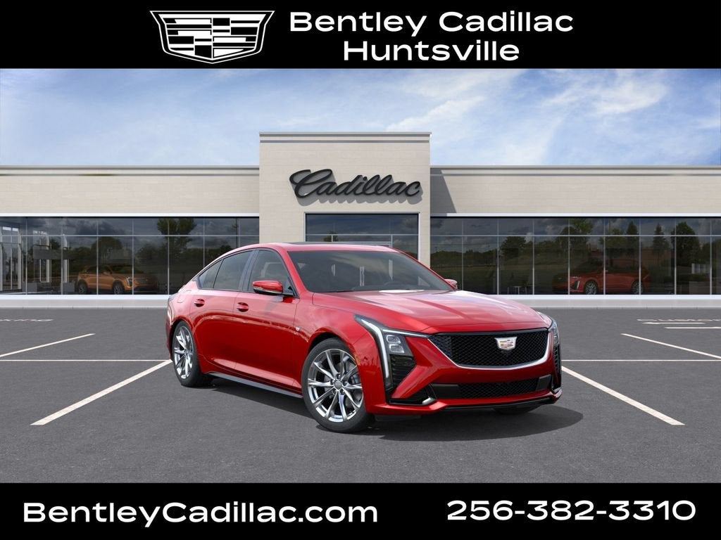 Radiant Red Tintcoat 2026 Cadillac CT5 Sedan Rear-Wheel Drive Automatic