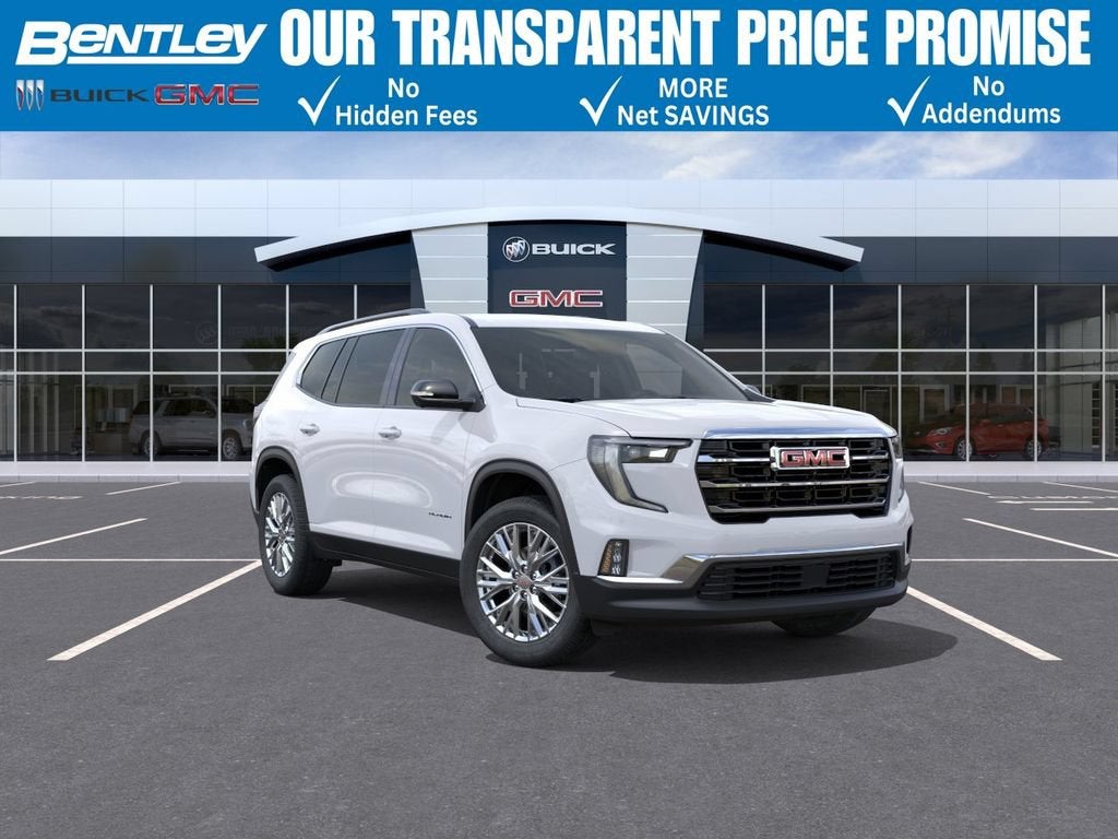 Summit White 2026 GMC Acadia SUV / Crossover Front-Wheel Drive Automatic