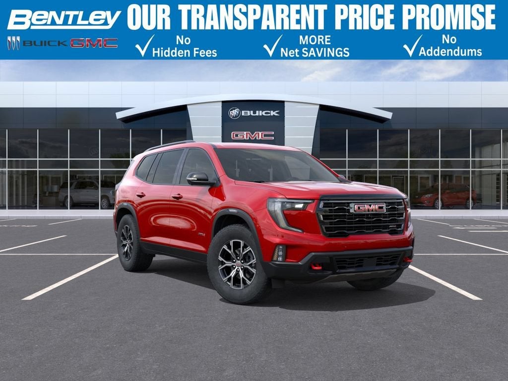 Volcanic Red Tintcoat 2026 GMC Acadia SUV / Crossover Four-Wheel Drive Automatic