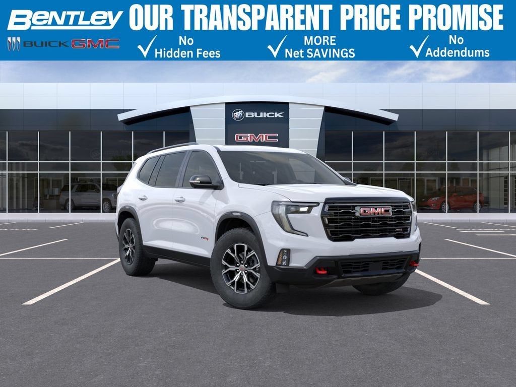 Summit White 2026 GMC Acadia SUV / Crossover Four-Wheel Drive Automatic