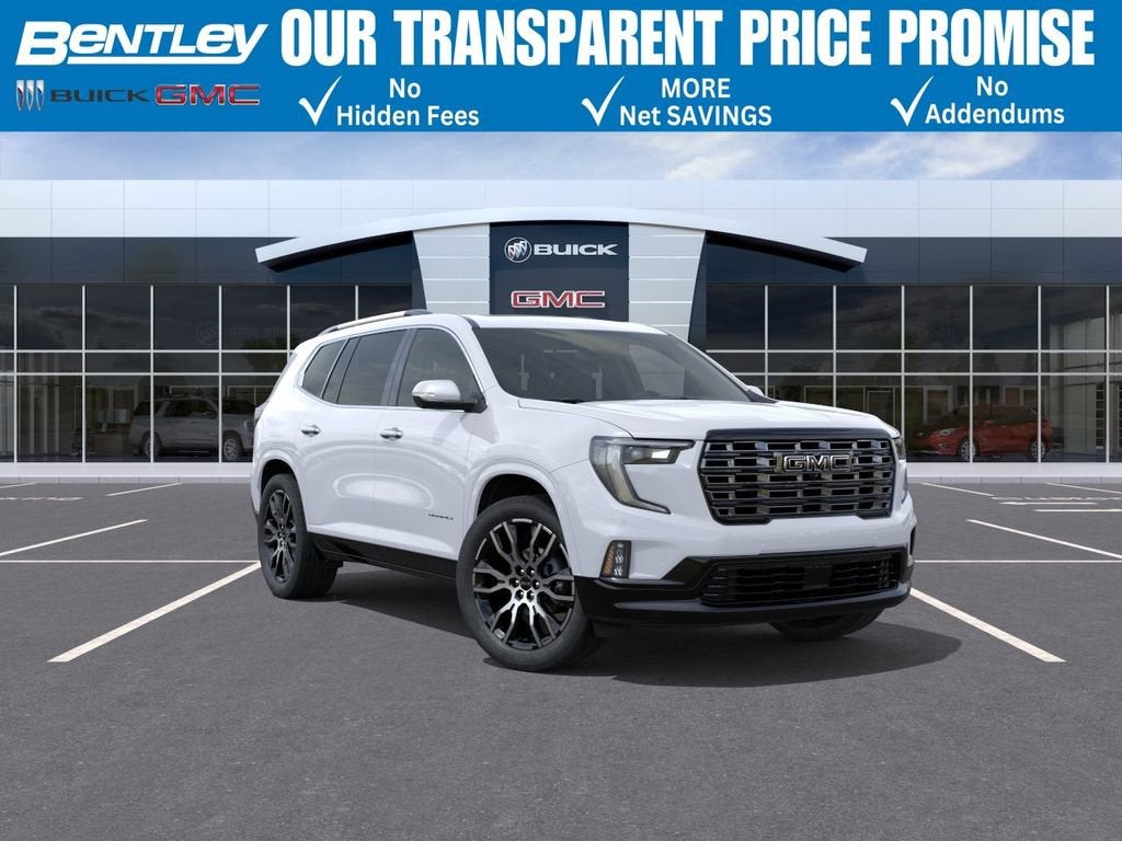 Glacier White Tricoat 2026 GMC Acadia SUV / Crossover Front-Wheel Drive Automatic