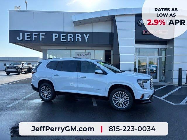 Glacier White Tricoat 2026 GMC Acadia Denali AWD SUV / Crossover Four-Wheel Drive Automatic