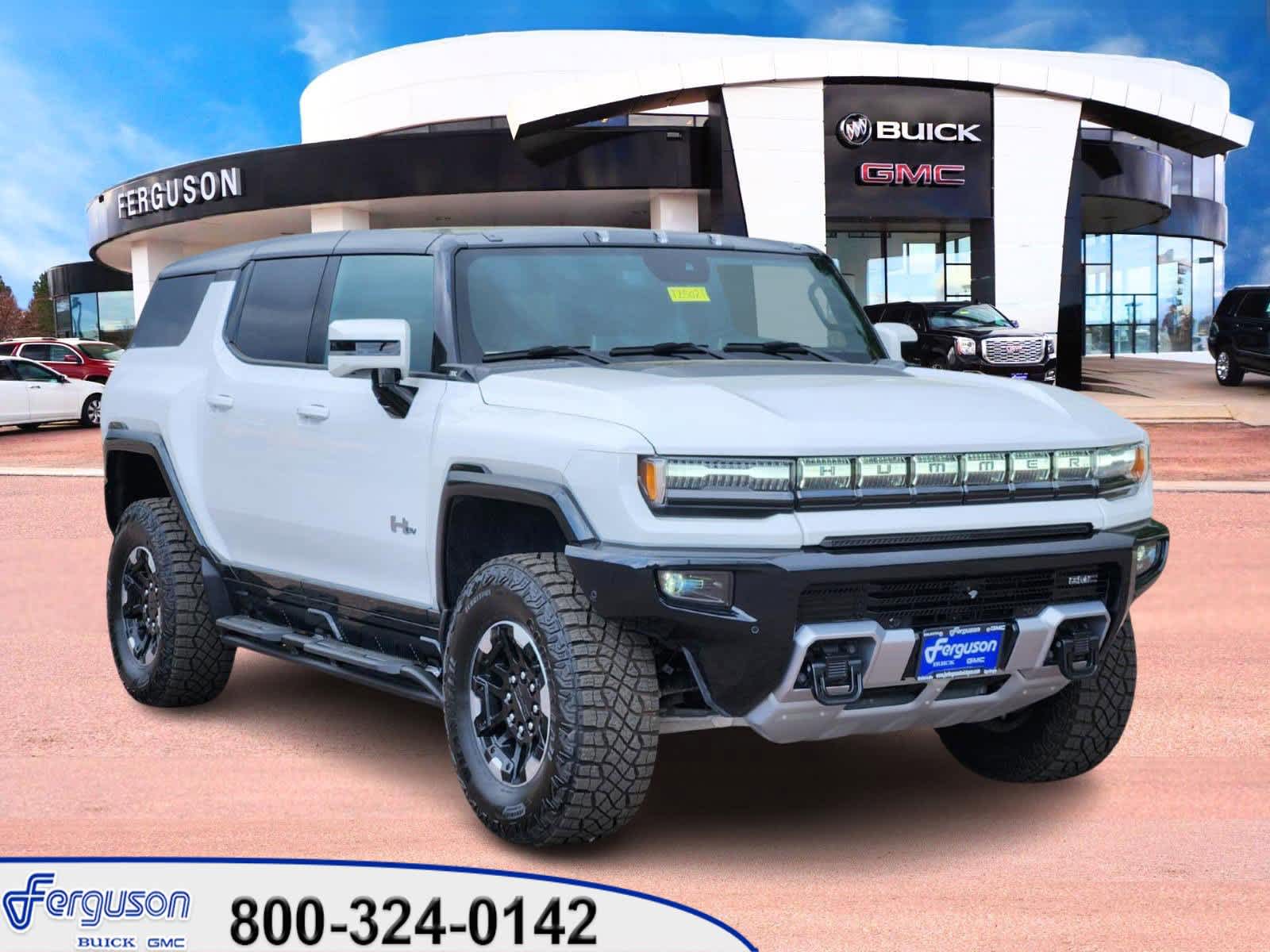 Interstellar White 2025 GMC Hummer EV SUV 3X AWD SUV / Crossover All-Wheel Drive Automatic