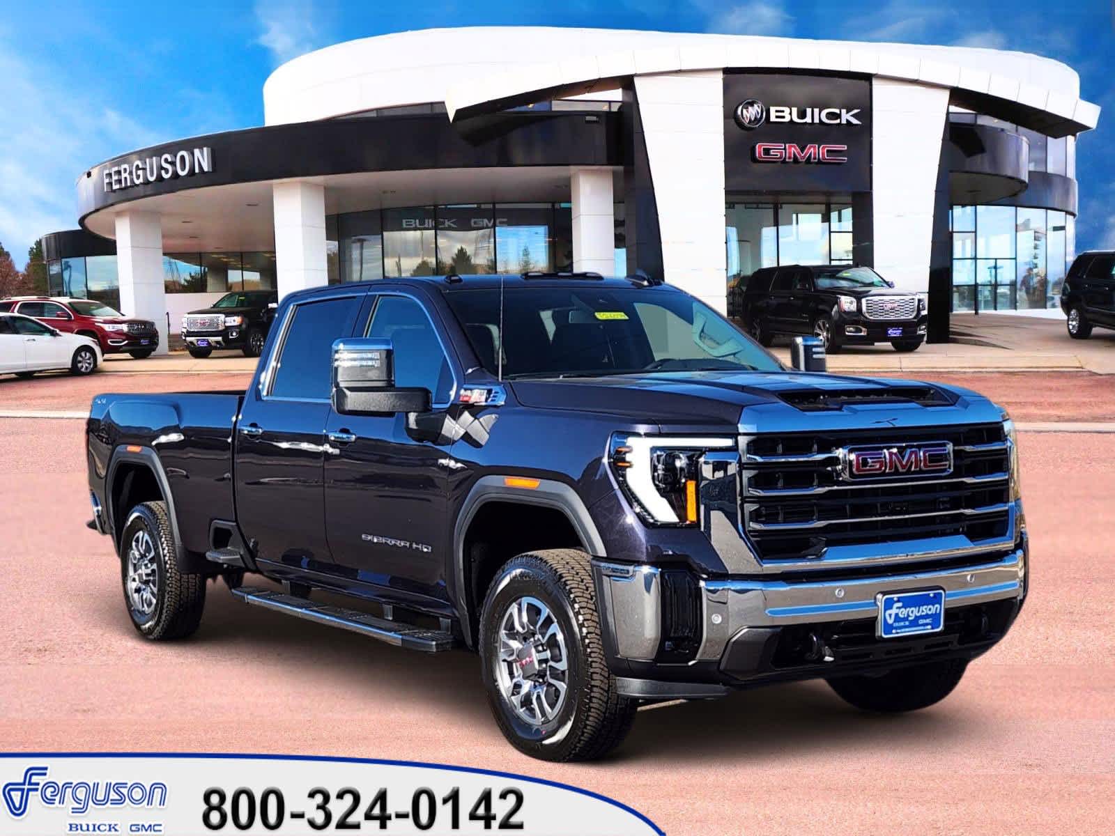 Titanium Rush Metallic 2026 GMC Sierra 3500HD Pickup Truck Four-Wheel Drive Automatic