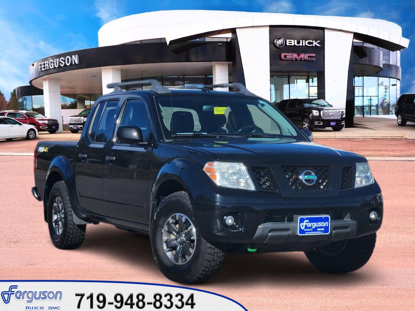 Black 2019 Nissan Frontier Pickup Truck Four-Wheel Drive Automatic