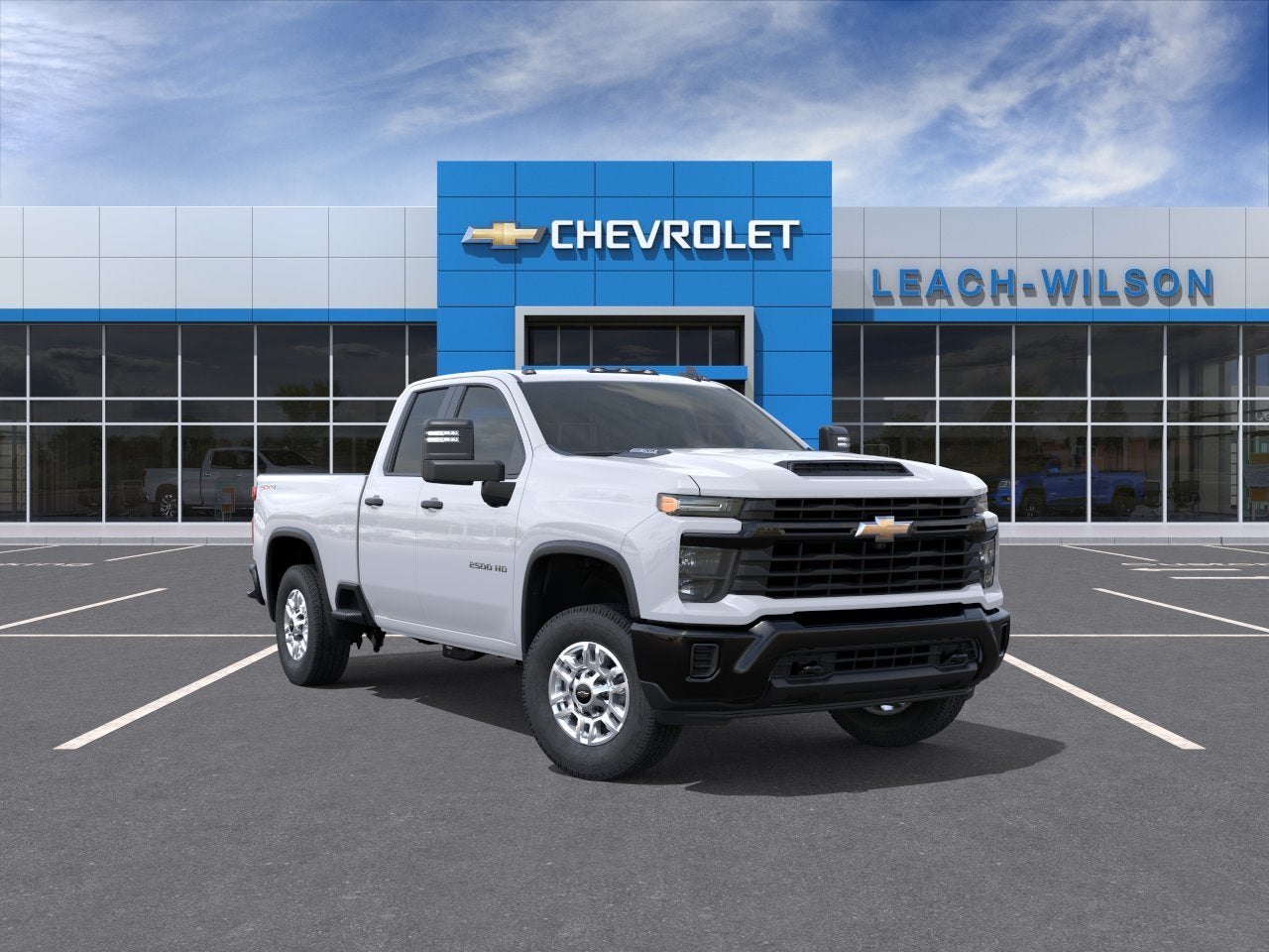 Summit White 2026 Chevrolet Silverado 2500HD Pickup Truck Four-Wheel Drive Automatic