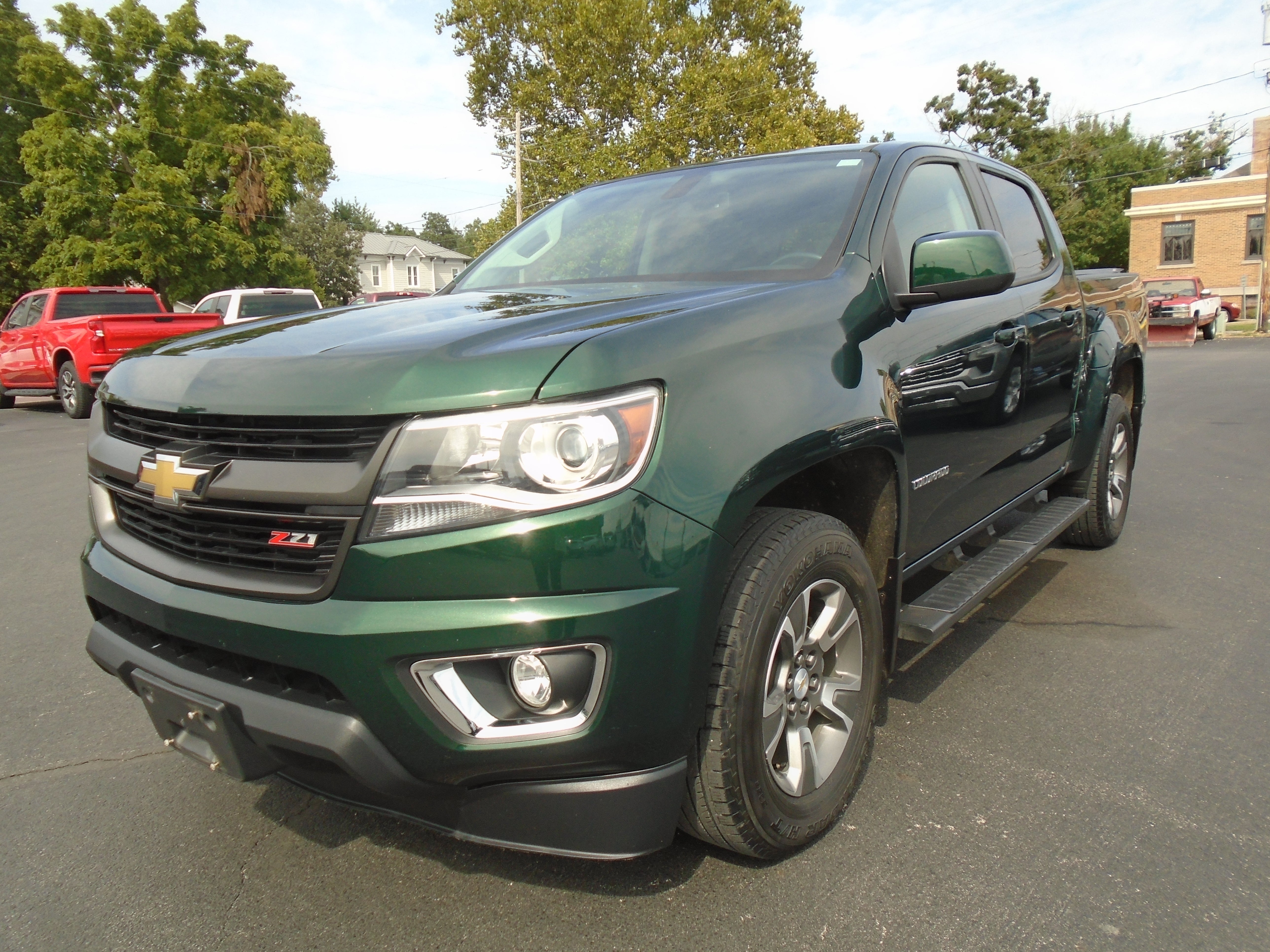 Rainforest Green Metallic 2016 Chevrolet Colorado Pickup Truck Four-Wheel Drive Automatic