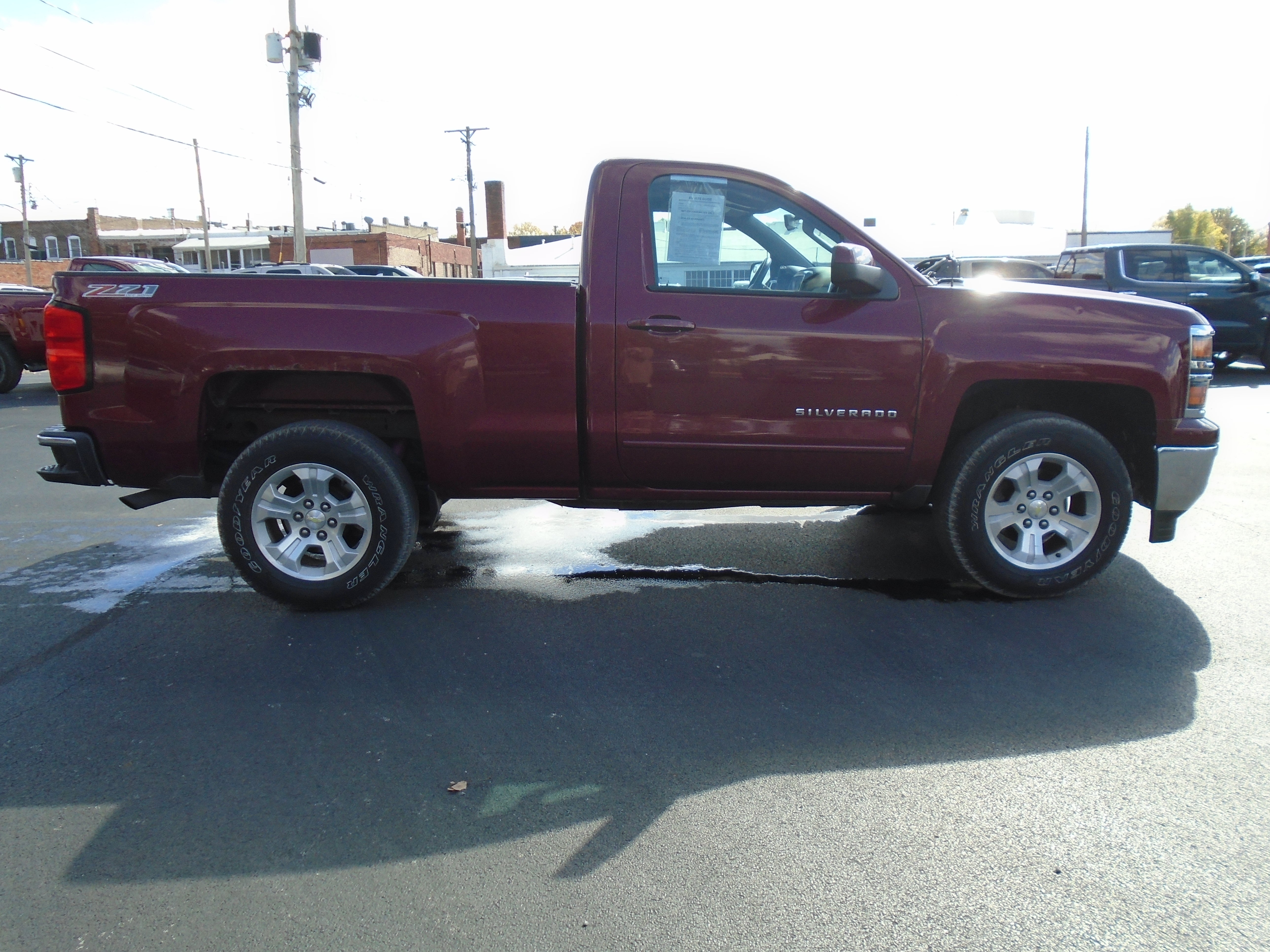 Red (Deep Ruby Metallic) 2015 Chevrolet Silverado 1500 Pickup Truck Four-Wheel Drive Automatic