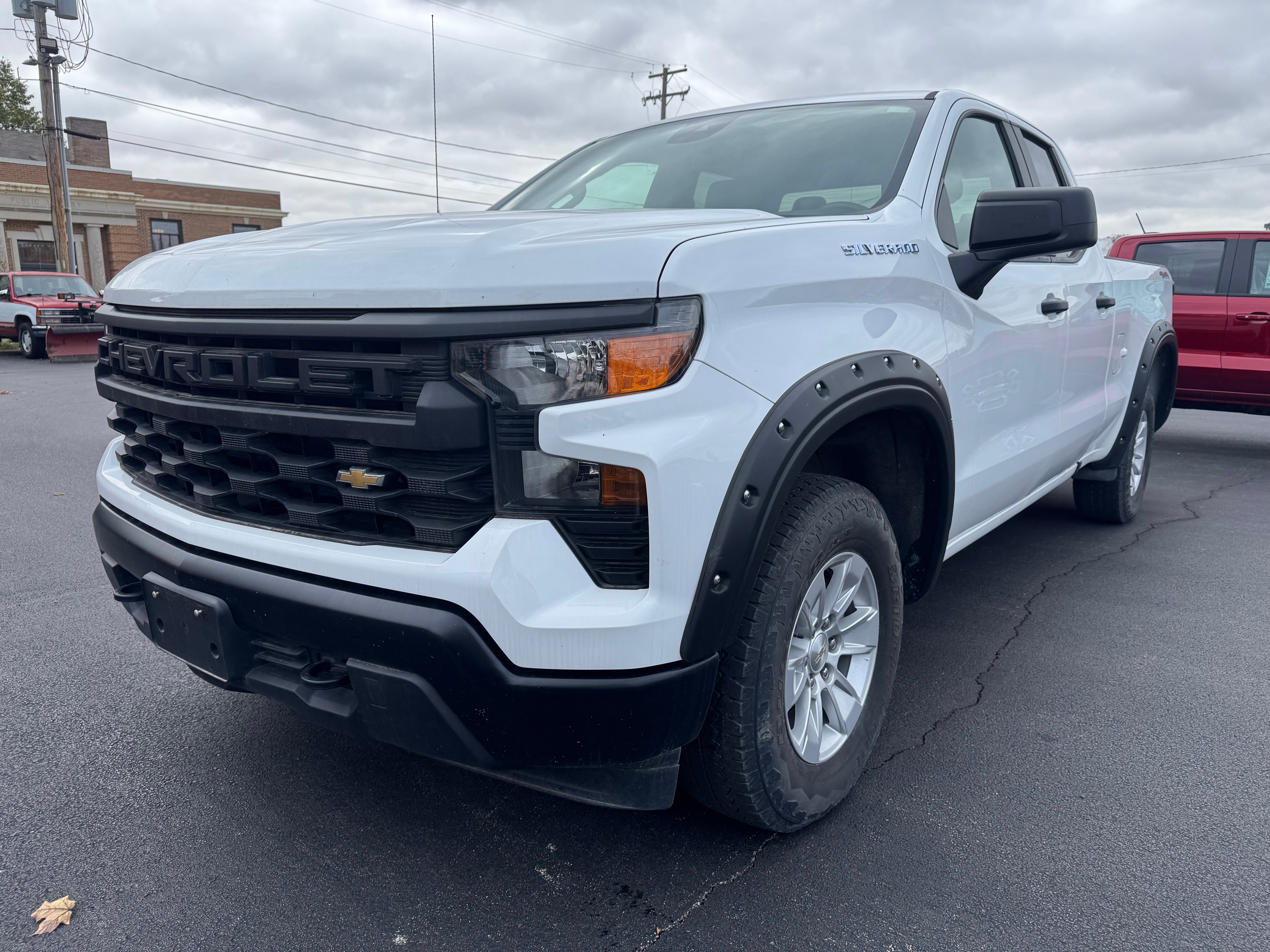 Summit White 2022 Chevrolet Silverado 1500 Pickup Truck Four-Wheel Drive Automatic