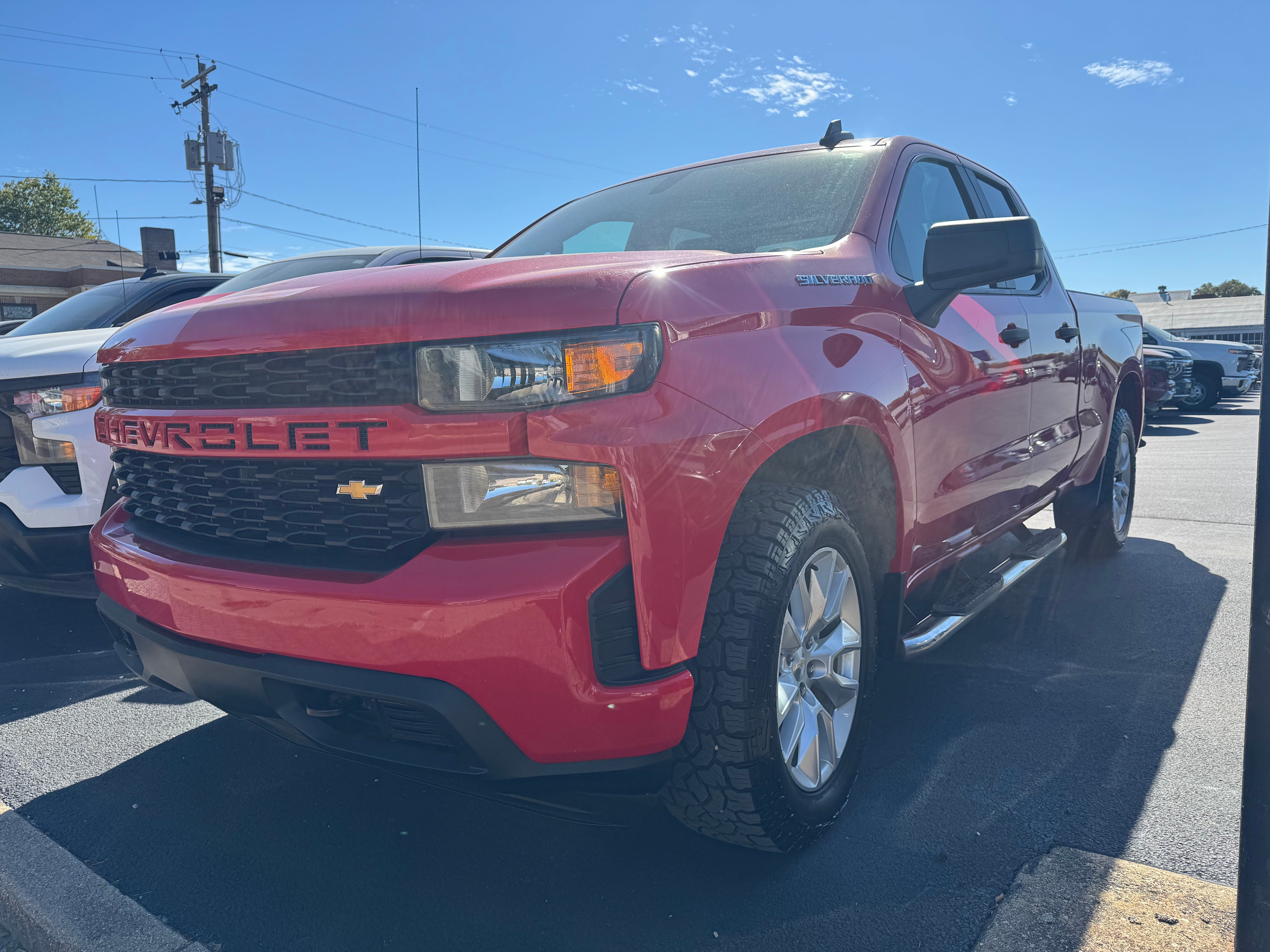 Red Hot 2020 Chevrolet Silverado 1500 Pickup Truck Four-Wheel Drive Automatic