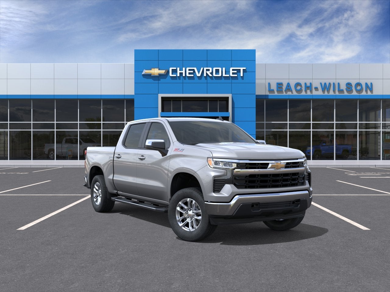 Sterling Gray Metallic 2026 Chevrolet Silverado 1500 Pickup Truck Four-Wheel Drive Automatic