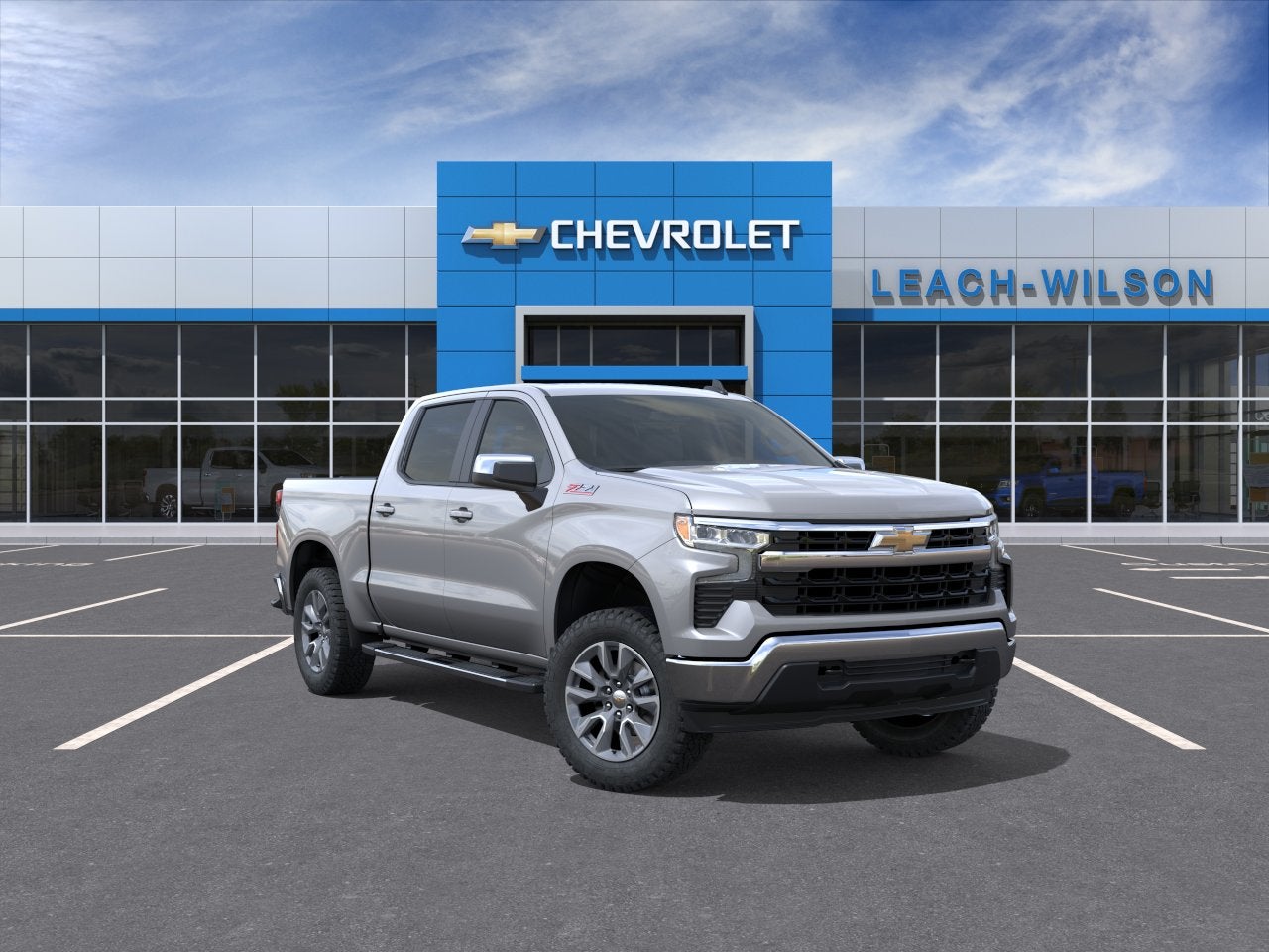 Sterling Gray Metallic 2026 Chevrolet Silverado 1500 Pickup Truck Four-Wheel Drive Automatic