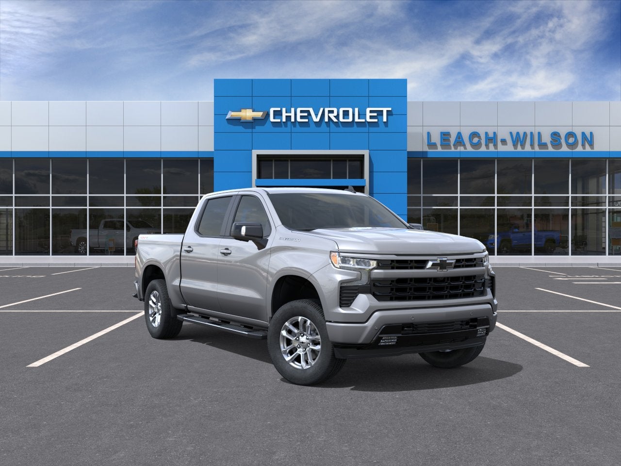 Sterling Gray Metallic 2026 Chevrolet Silverado 1500 Pickup Truck Four-Wheel Drive Automatic