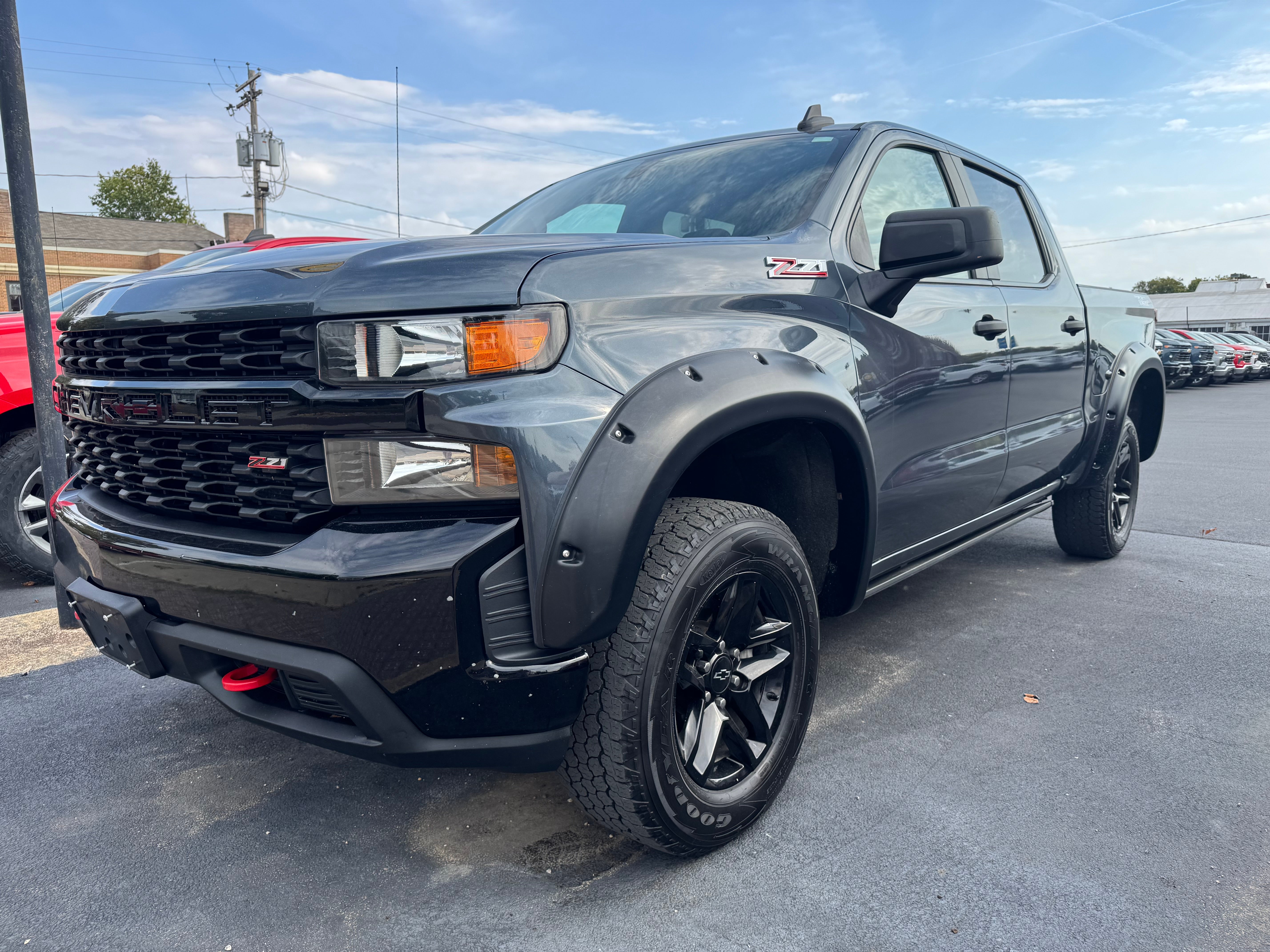 Shadow Gray Metallic 2020 Chevrolet Silverado 1500 Pickup Truck Four-Wheel Drive Automatic
