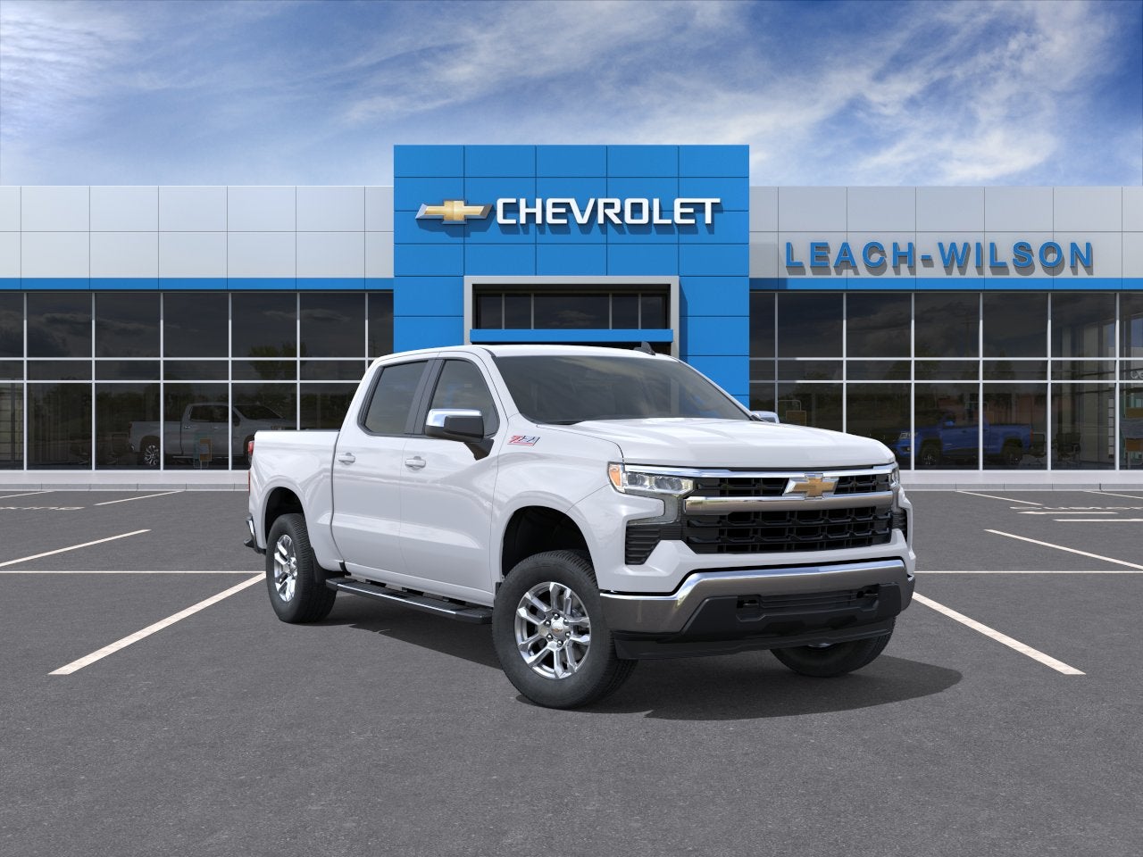 Summit White 2026 Chevrolet Silverado 1500 Pickup Truck Four-Wheel Drive Automatic