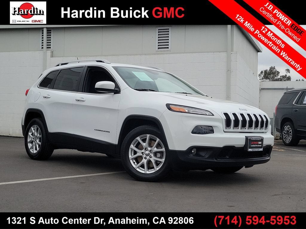 White 2018 Jeep Cherokee SUV / Crossover Front-Wheel Drive 9-Speed Automatic