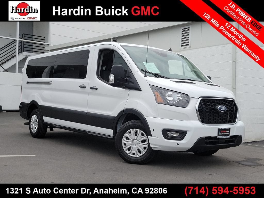 White 2024 Ford Transit Passenger Van Rear-Wheel Drive Automatic
