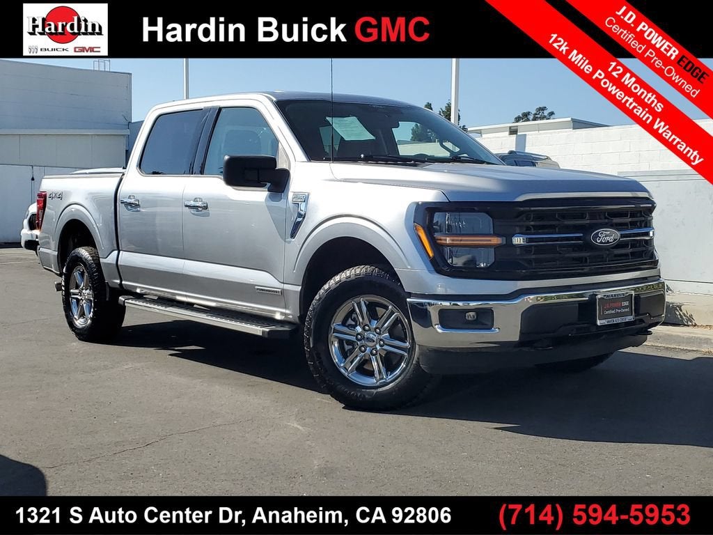 Silver 2025 Ford F-150 Pickup Truck Four-Wheel Drive Automatic