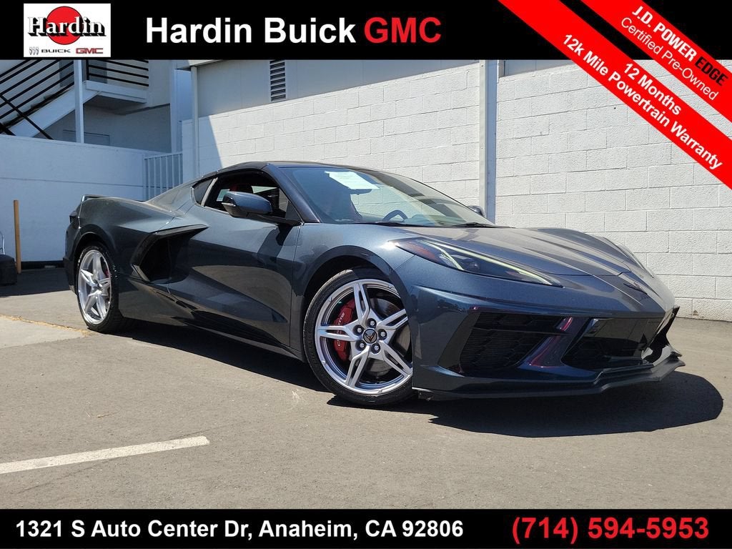 Shadow Gray Metallic 2020 Chevrolet Corvette Coupe Rear-Wheel Drive Automatic