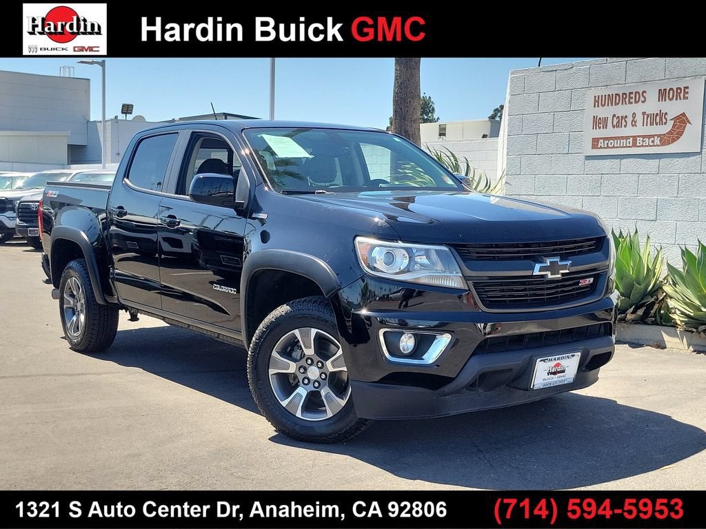 Black 2016 Chevrolet Colorado Pickup Truck Four-Wheel Drive Automatic