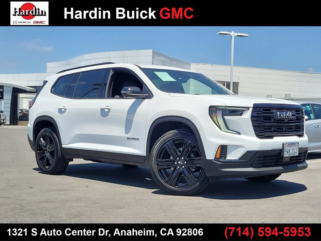 Summit White 2026 GMC Acadia SUV / Crossover Front-Wheel Drive Automatic